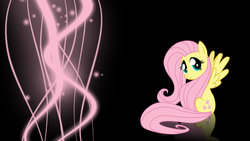 Size: 1920x1080 | Tagged: safe, artist:xvanilla-twilightx, fluttershy, pony, g4, female, solo, wallpaper