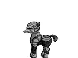 Size: 1024x768 | Tagged: safe, pony, armor, chainmail, demon's souls, simple background, solo, white background