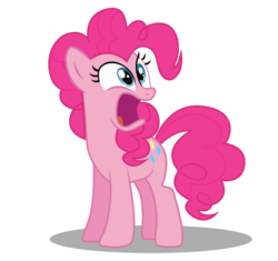 Size: 1149x1080 | Tagged: safe, artist:korikian, pinkie pie, g4, gasp, simple background, transparent background, vector