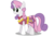 Size: 900x600 | Tagged: safe, artist:undead-niklos, sweetie belle, pony, unicorn, g4, crossover, female, filly, nintendo, princess zelda, the legend of zelda, the legend of zelda: the wind waker, toon zelda, triforce