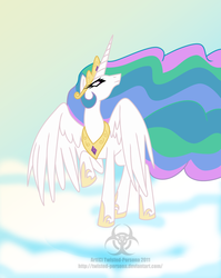 Size: 1650x2074 | Tagged: safe, artist:twisted-persona, princess celestia, pony, g4, female, solo