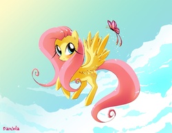 Size: 992x770 | Tagged: safe, artist:dannyckoo, fluttershy, pony, g4, female, solo