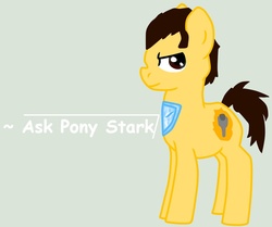 Size: 900x753 | Tagged: safe, artist:askironpony, ask, crossover, iron man