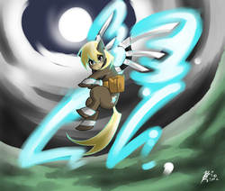 Size: 4592x3893 | Tagged: safe, artist:gimron, oc, oc only, oc:starry night, pony, moon, solo