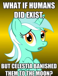 Size: 500x654 | Tagged: safe, lyra heartstrings, g4, conspiracy lyra, exploitable meme, image macro, meme