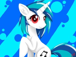 Size: 640x480 | Tagged: safe, artist:silvercommando, dj pon-3, vinyl scratch, pony, g4, solo