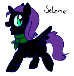 Size: 590x608 | Tagged: safe, oc, oc only, oc:selene, alicorn, pony, alicorn oc, not nyx
