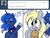 Size: 661x500 | Tagged: safe, artist:lulubell, derpy hooves, princess luna, pegasus, pony, ask princess luna, g4, ask, female, mare, muffin, tumblr