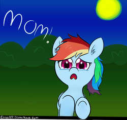 Size: 746x707 | Tagged: safe, artist:chiweee, rainbow dash, g4, crying, filly, hooves