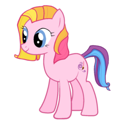 Size: 900x900 | Tagged: safe, artist:mappymaples, toola-roola, earth pony, pony, g3, g4, female, g3 to g4, generation leap, mare, simple background, solo, transparent background, vector