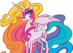 Size: 703x509 | Tagged: safe, artist:colossalstinker, nightmare moon, toola-roola, alicorn, pony, g3, g4, female, g3 to g4, generation leap, mare, recolor, simple background, solo, toolacorn, transparent background