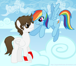 Size: 1845x1594 | Tagged: dead source, safe, artist:jaquelindreamz, rainbow dash, g4, crossover, ponified, saint seiya
