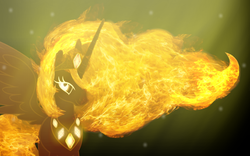 Size: 1920x1200 | Tagged: safe, artist:shadesofeverfree, daybreaker, princess celestia, g4, inverted colors, wallpaper