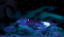 Size: 1280x752 | Tagged: safe, artist:shadesofeverfree, nightmare moon, princess luna, g4, wallpaper