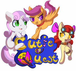 Size: 605x564 | Tagged: safe, artist:cotton, apple bloom, scootaloo, sweetie belle, g4