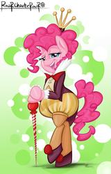 Size: 1152x1800 | Tagged: safe, artist:rawrcharlierawr, pinkie pie, earth pony, pony, g4, bipedal, cosplay, king candy, wreck-it ralph