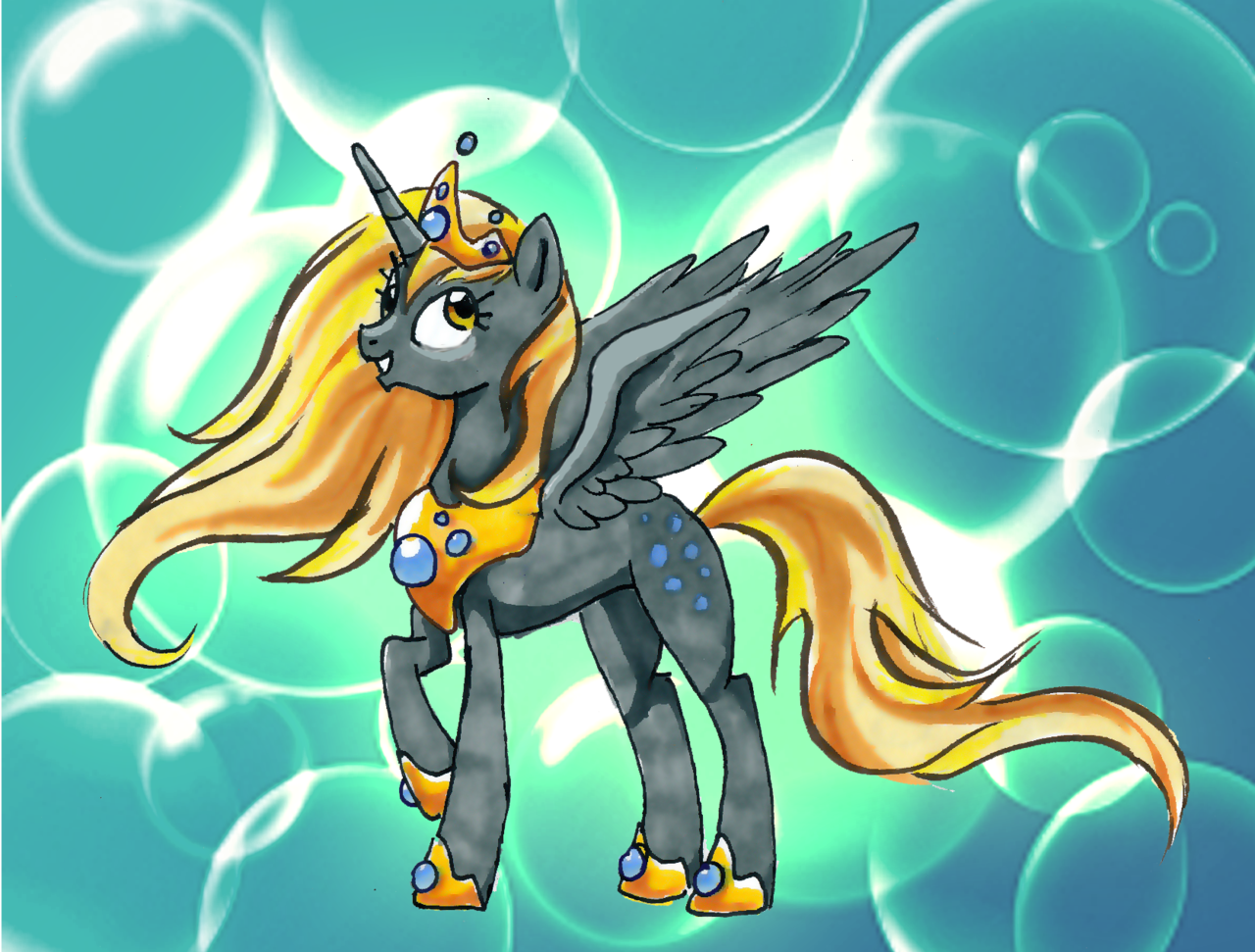 #145942 - safe, artist:bedupolker, derpy hooves, alicorn, pony, g4 ...