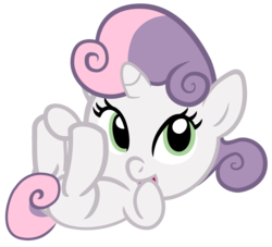 Size: 3520x3200 | Tagged: safe, artist:beavernator, artist:carnifex, sweetie belle, pony, unicorn, g4, baby, baby belle, baby pony, cute, diasweetes, female, foal, hoof sucking, simple background, solo, transparent background, vector