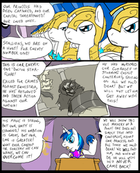 Size: 827x1025 | Tagged: safe, artist:metal-kitty, shining armor, oc, pegasus, pony, comic:mlp project, g4, comic, male, pegasus royal guard, royal guard, stallion