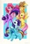 Size: 700x1019 | Tagged: safe, artist:racoonsan, applejack, fluttershy, pinkie pie, rainbow dash, rarity, twilight sparkle, earth pony, pegasus, pony, unicorn, g4, female, mane six, mare