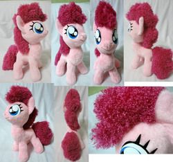 Size: 3500x3269 | Tagged: safe, artist:rens-twin, pinkie pie, earth pony, pony, g4, female, filly, irl, photo, plushie, solo