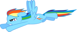 Size: 3852x1638 | Tagged: safe, artist:silentmatten, rainbow dash, pegasus, pony, g4, female, flying, mare, simple background, solo, transparent background, vector