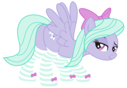 Size: 1600x1120 | Tagged: safe, artist:leopurofriki, flitter, pegasus, pony, g4, bedroom eyes, butt, clothes, female, inviting you, mare, plot, simple background, socks, solo, striped socks, transparent background, vector