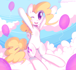 Size: 900x828 | Tagged: safe, artist:pekou, surprise, g1, g4, balloon, g1 to g4, generation leap