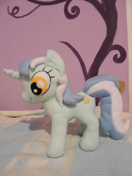 Size: 1000x1333 | Tagged: safe, artist:legadema, lyra heartstrings, pony, g4, irl, photo, plushie, solo