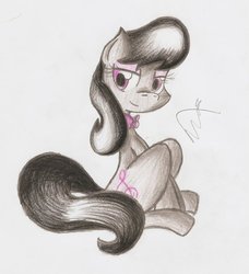 Size: 853x937 | Tagged: safe, artist:smoking-mist, octavia melody, earth pony, pony, g4, female, solo, traditional art