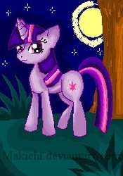 Size: 180x257 | Tagged: safe, artist:makichi, twilight sparkle, g4, ms paint, pixel art