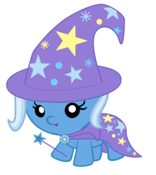 Size: 1280x1440 | Tagged: safe, artist:beavernator, trixie, g4, baby, baby trixie, ms paint