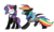 Size: 1600x967 | Tagged: safe, artist:selective-yellow, rainbow dash, rarity, pegasus, pony, unicorn, g4, batman, batmare, catmare, catwoman, diamond, duo, female, lesbian, mare, ship:raridash, shipping, simple background, teasing, transparent background