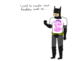 Size: 582x494 | Tagged: artist needed, source needed, safe, pony, batman, belt, boots, clothes, dialogue, gloves, mask, shirt, simple background, solo, transparent background