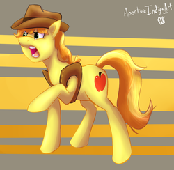 Size: 900x880 | Tagged: safe, artist:hoodoo, braeburn, earth pony, pony, g4, male, solo, stallion, yell