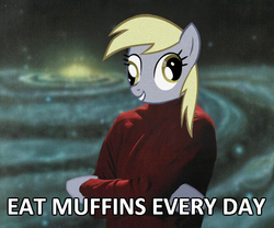 Size: 645x536 | Tagged: artist needed, safe, derpy hooves, pegasus, pony, g4, carl sagan, eat muffins every day, female, mare