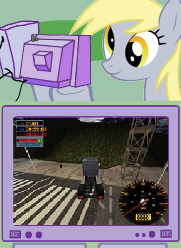 #168648 - safe, derpy hooves, pegasus, pony, g4, big rigs over the road ...