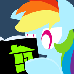 Size: 400x400 | Tagged: safe, artist:frostedwarlock, rainbow dash, g4, homestuck