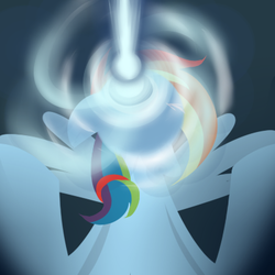 Size: 400x400 | Tagged: safe, artist:frostedwarlock, rainbow dash, g4, mage dash, tumblr