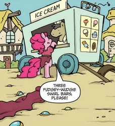 Size: 464x508 | Tagged: safe, artist:katie cook, idw, official comic, pinkie pie, earth pony, pony, g4, comic