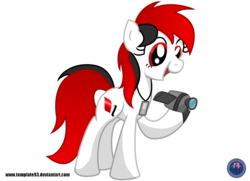 Size: 3315x2400 | Tagged: safe, artist:template93, pony, camera, livestream, ponified, simple background, solo, transparent background