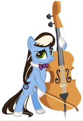 Size: 414x606 | Tagged: safe, artist:gr8andpowerfultrixie, oc, oc only, arourvia, cello, musical instrument