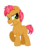 Size: 318x432 | Tagged: safe, artist:luckygirl88, babs seed, pony, g4, bob steed, rule 63, simple background, solo, transparent background
