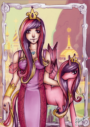 Size: 596x843 | Tagged: safe, artist:kuroi-kurosu, princess cadance, human, g4, human ponidox, humanized