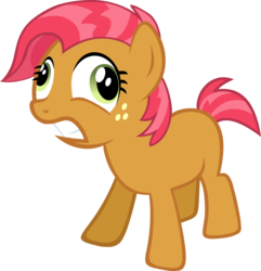 Size: 3055x3163 | Tagged: safe, artist:chinchillas4fire, babs seed, apple family reunion, g4, my little pony: friendship is magic, derp, simple background, solo, transparent background, vector