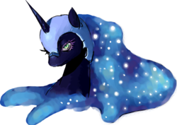 Size: 512x363 | Tagged: safe, artist:blu-red, nightmare moon, pony, g4, female, solo