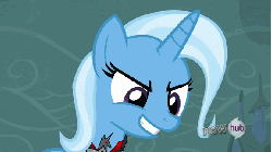 Size: 576x324 | Tagged: safe, screencap, snails, snips, trixie, pony, unicorn, g4, magic duel, season 3, age regression, age spell, alicorn amulet, animated, baby, baby pony, baby snails, baby snips, crying, younger