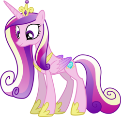 Size: 6218x6000 | Tagged: safe, artist:sakatagintoki117, princess cadance, alicorn, pony, g4, absurd resolution, colored wings, concave belly, crown, female, folded wings, hoof shoes, jewelry, mare, regalia, simple background, slender, solo, thin, tiara, transparent background, vector, wings