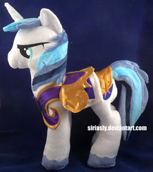 Size: 1024x1155 | Tagged: safe, artist:siriasly, shining armor, pony, g4, irl, photo, plushie, solo