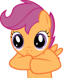 Size: 4800x5921 | Tagged: safe, artist:psychoanalyticbrony, scootaloo, pony, g4, absurd resolution, female, simple background, solo, transparent background, vector